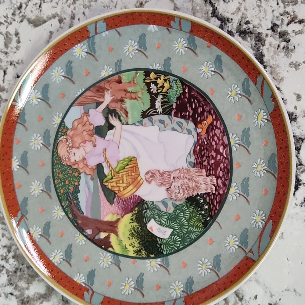 Heinrich W Germany A Tisket A Tasket Collectible Plate